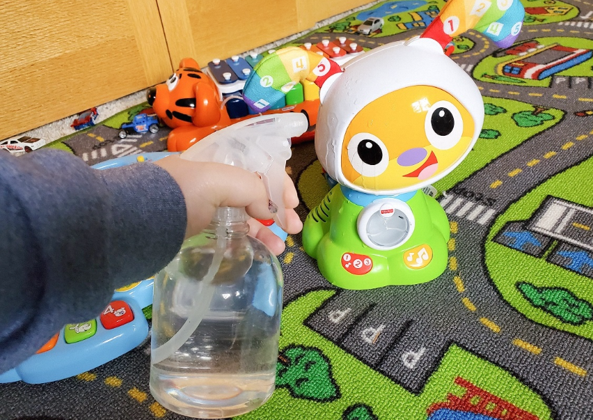 how to disinfect baby toys