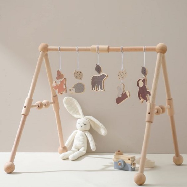 Find out if wooden baby play gyms are safe