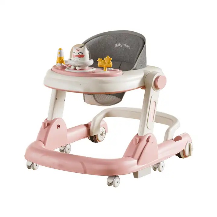 pink baby walker