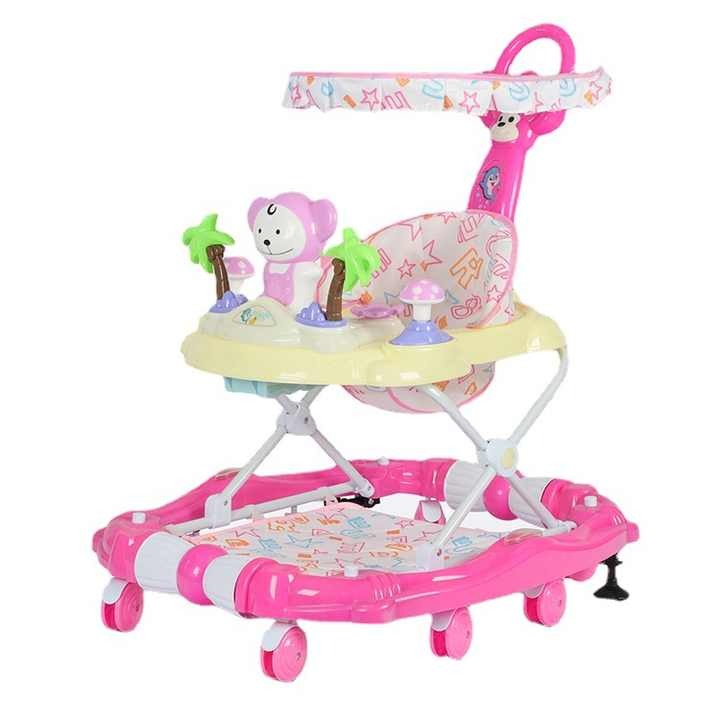 pink baby walker